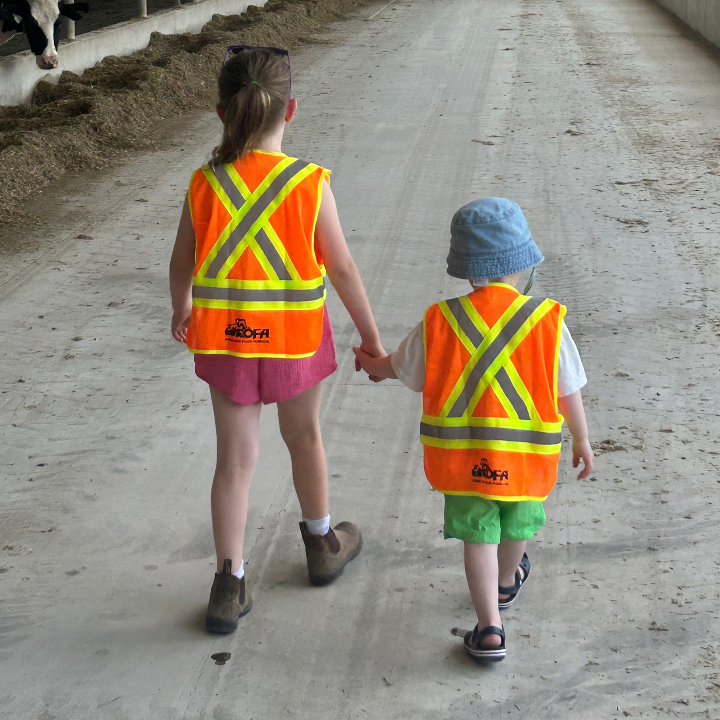 5pt Tear-Away Hi-Vis Mesh Kid's Safety Vest