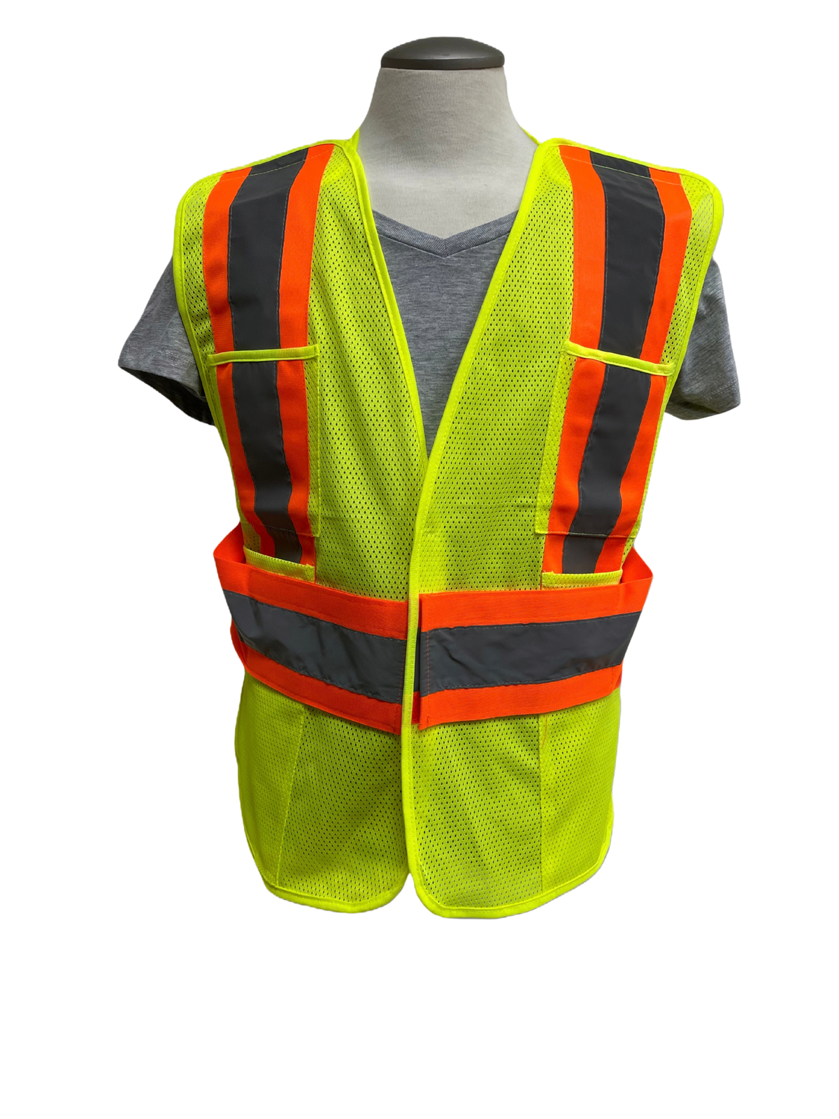 *NEW - Patrol - Adult Mesh Hi-Vis 5 Point Tear Away Vest - One Size