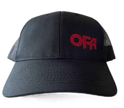 Great Value - 6 Panel Constructed Full-Fit Ball Cap (Mesh Back) Black on Black
