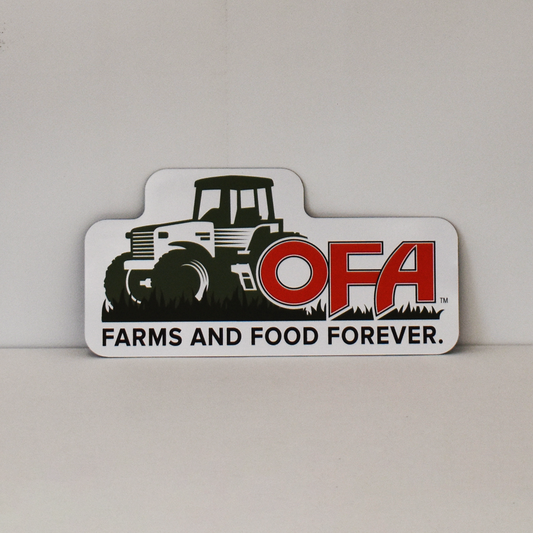 Farms and Food Forever Decal