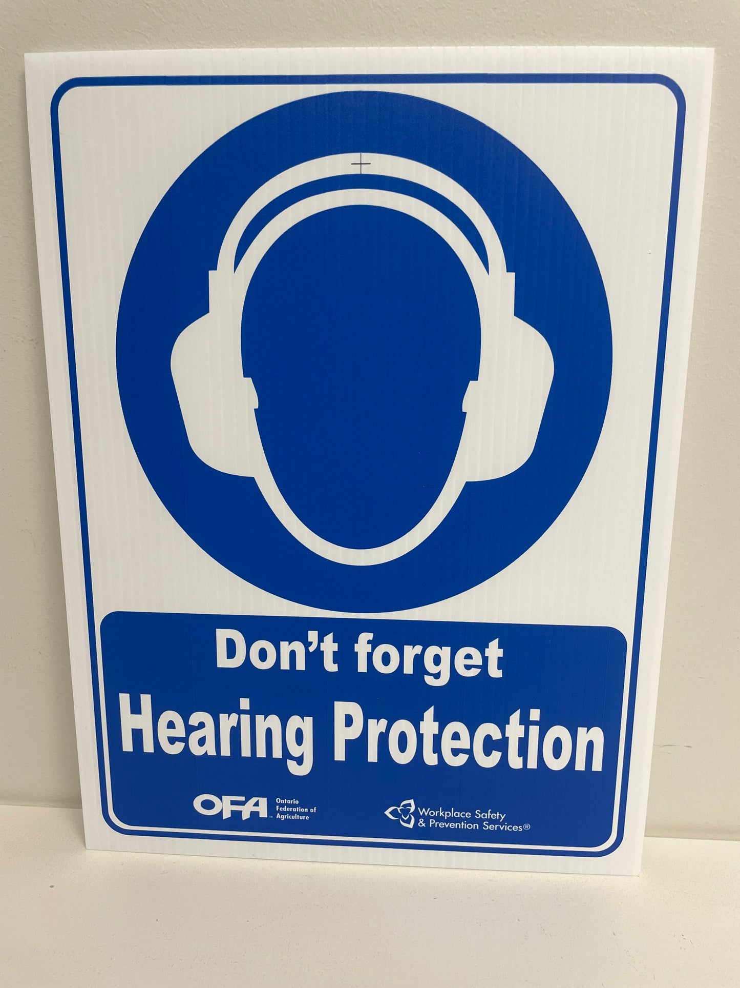 Don't Forget Hearing Protection Sign