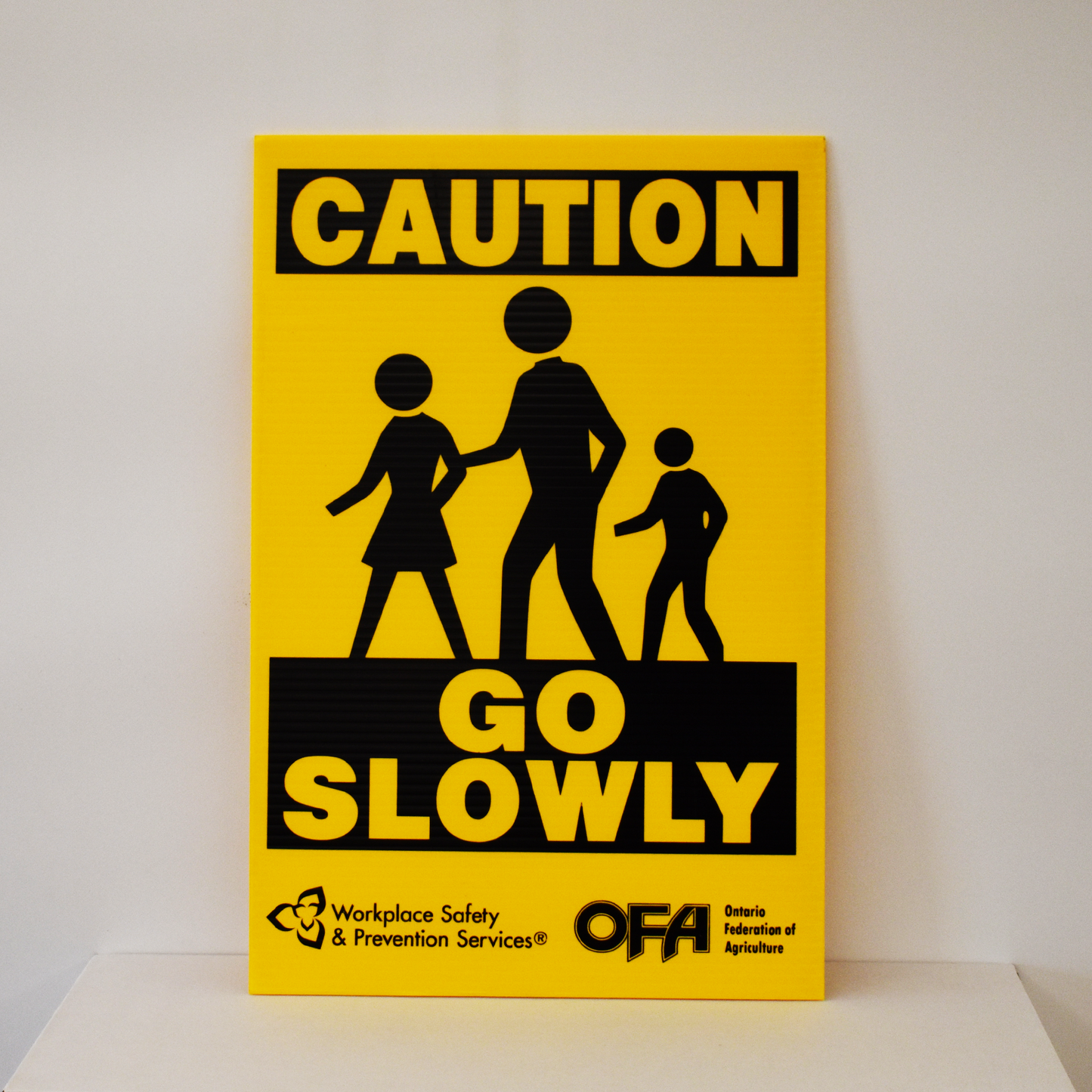 Caution - Go Slowly Sign